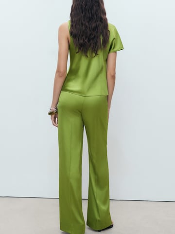 MANGO Loosefit Hose 'SATI-A' in Grün