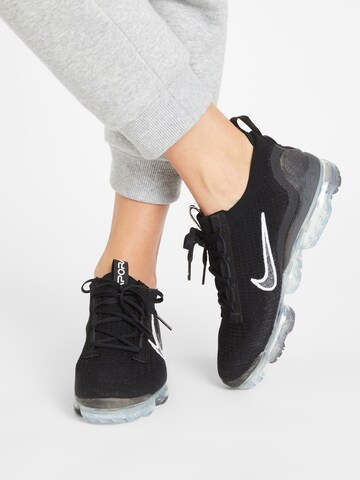 melns Nike Sportswear Zemie brīvā laika apavi 'AIR VAPORMAX 2021 FK': no priekšpuses