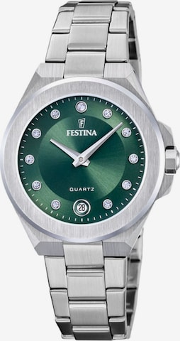 Montre à affichage analogique 'Festina - Date watch Mademoiselle - Quartz watch movement - Watch case width: 33 mm' FESTINA en vert : devant