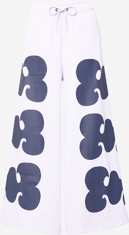 Wide Leg Pantalon de sport 'Marimekko ' ADIDAS SPORTSWEAR en violet : devant