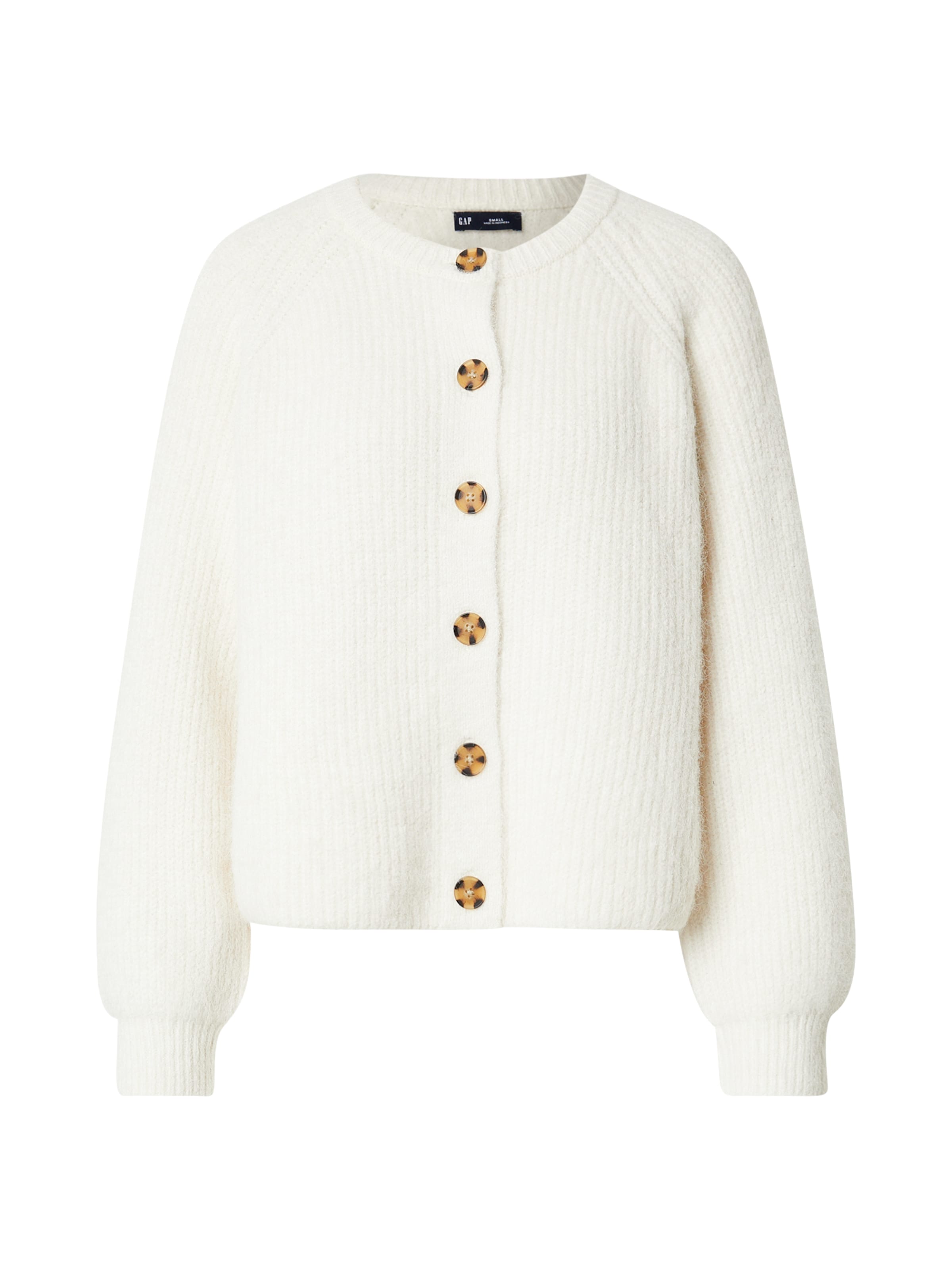 GAP Kardigan – bílá: přední strana