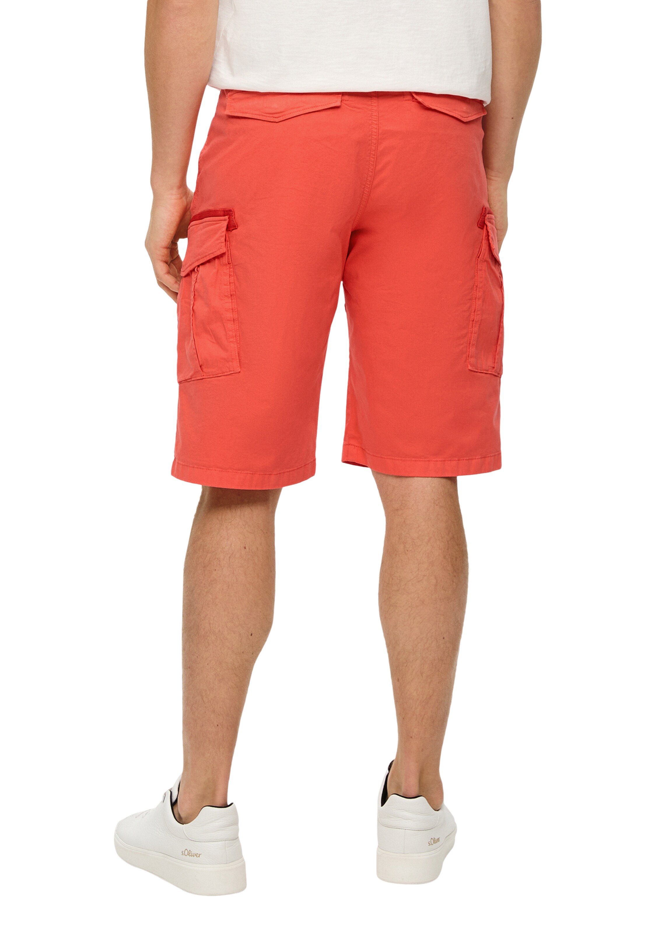 s.Oliver - Loosefit Calças cargo em laranja