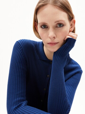 ARMEDANGELS Knit cardigan ' RICIAA ' in Blue