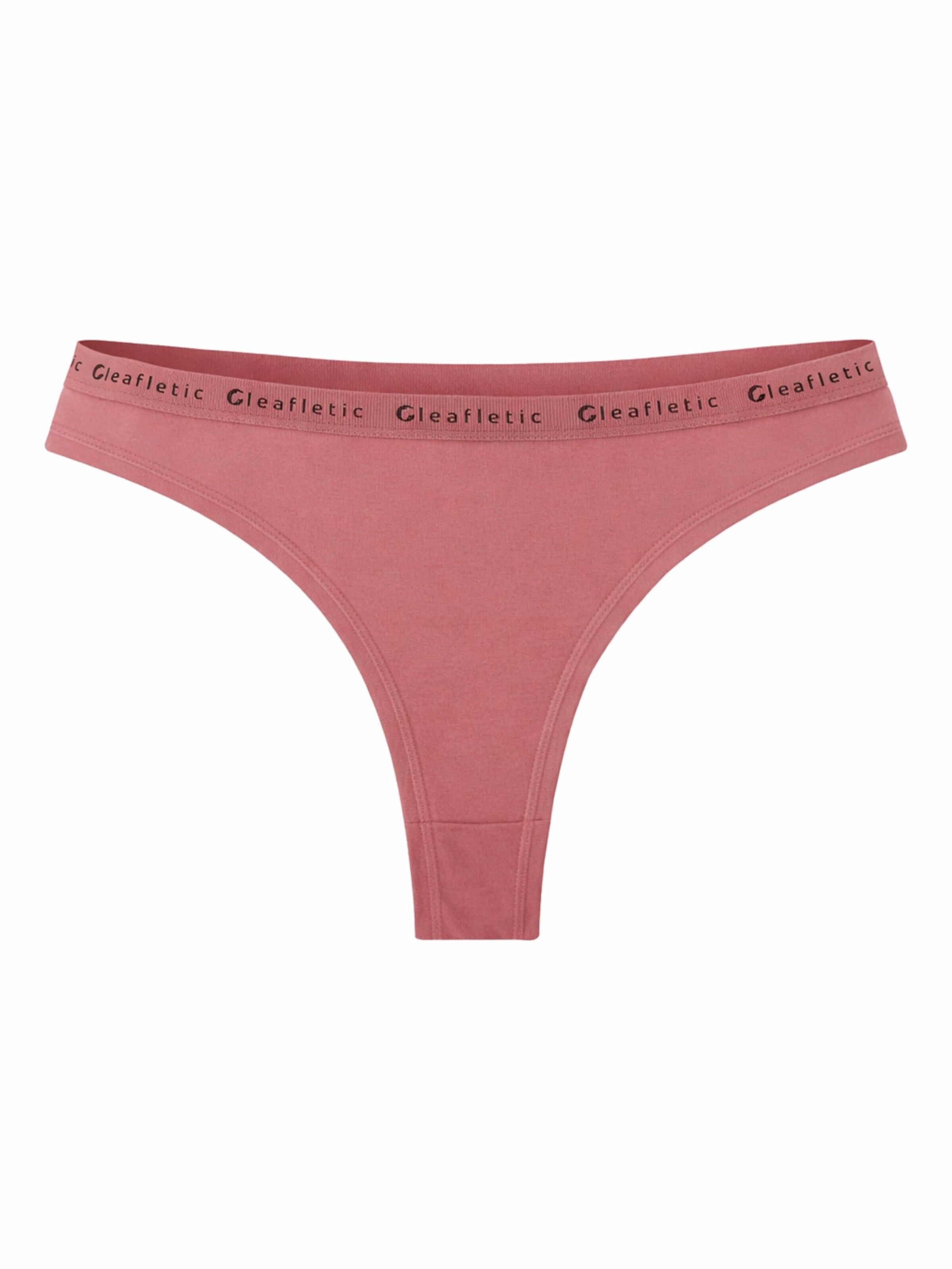 LEAFLETIC Slip 'Leafletic Mid Rise Brazilian' i pink: forside