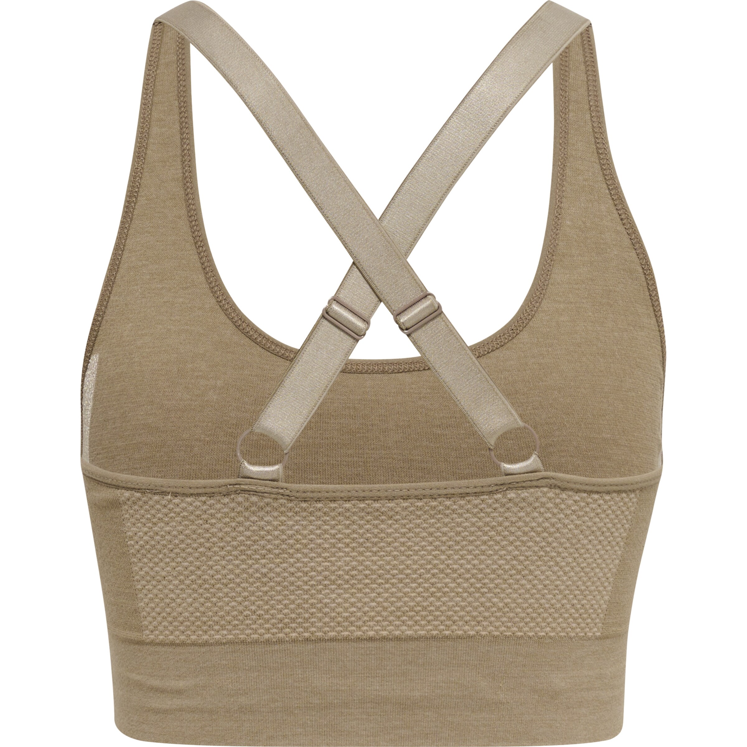 Hummel Μπουστάκι Αθλητικό τοπ σε μπεζ