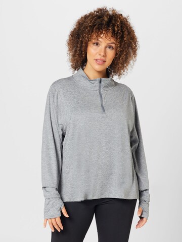 Nike Sportswear Функциональная футболка в Серый: спереди