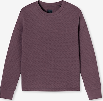 Sweat-shirt ' Mix & Relax ' SCHIESSER en rose : devant