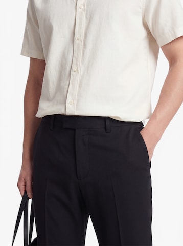 JACK & JONES Slimfit Hlače na rob 'JPRSOLARIS' | črna barva