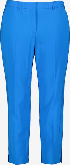 SAMOON Pantalon à plis en azur, Vue avec produit