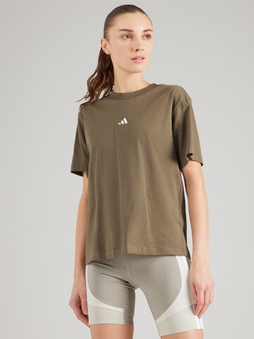 ADIDAS SPORTSWEAR Performance shirt in Green: front