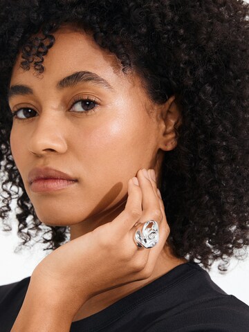 Pilgrim Ring 'Inner' i silver: framsida