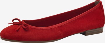 TAMARIS Ballet Flats in Red: front