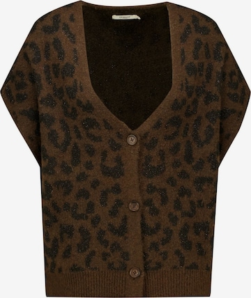 Veste mi-saison Deeluxe en marron : devant