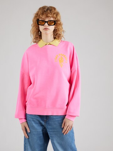 SCOTCH & SODA Sweatshirt i rosa: framsida