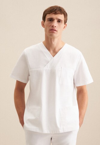 Coupe regular Chemise SEIDENSTICKER en blanc : devant