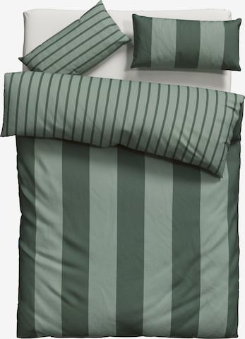 HOME AFFAIRE Duvet Cover in Green: front