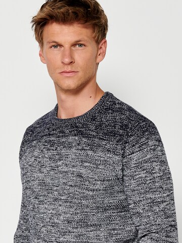 Pullover 'Punto' di KOROSHI in grigio