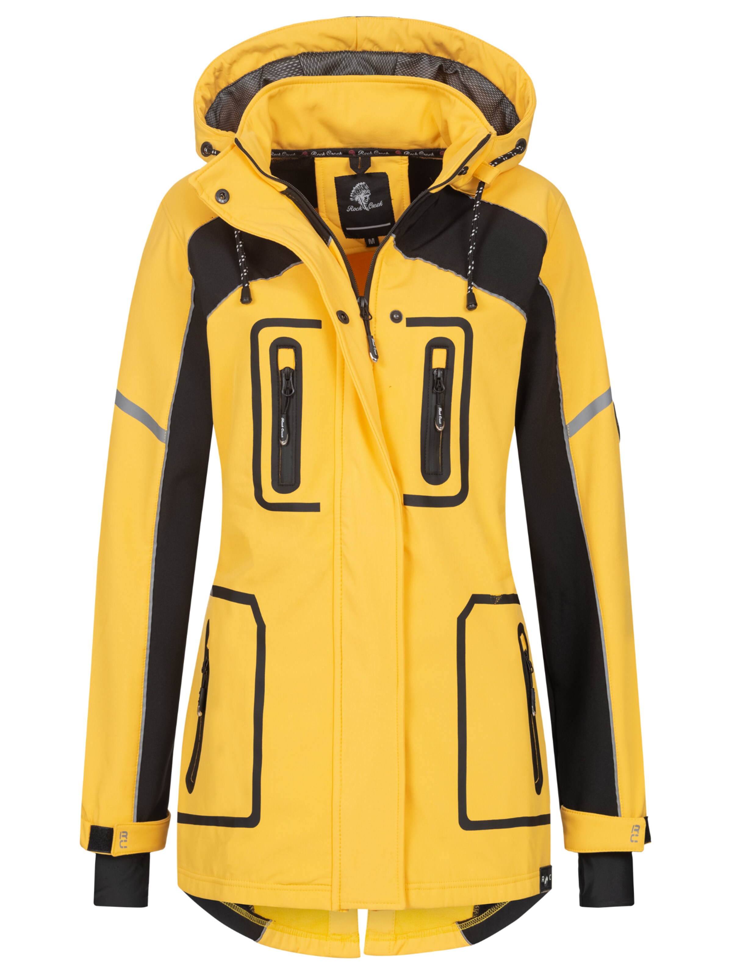 Rock Creek Jacke in Gelb: Vorderseite