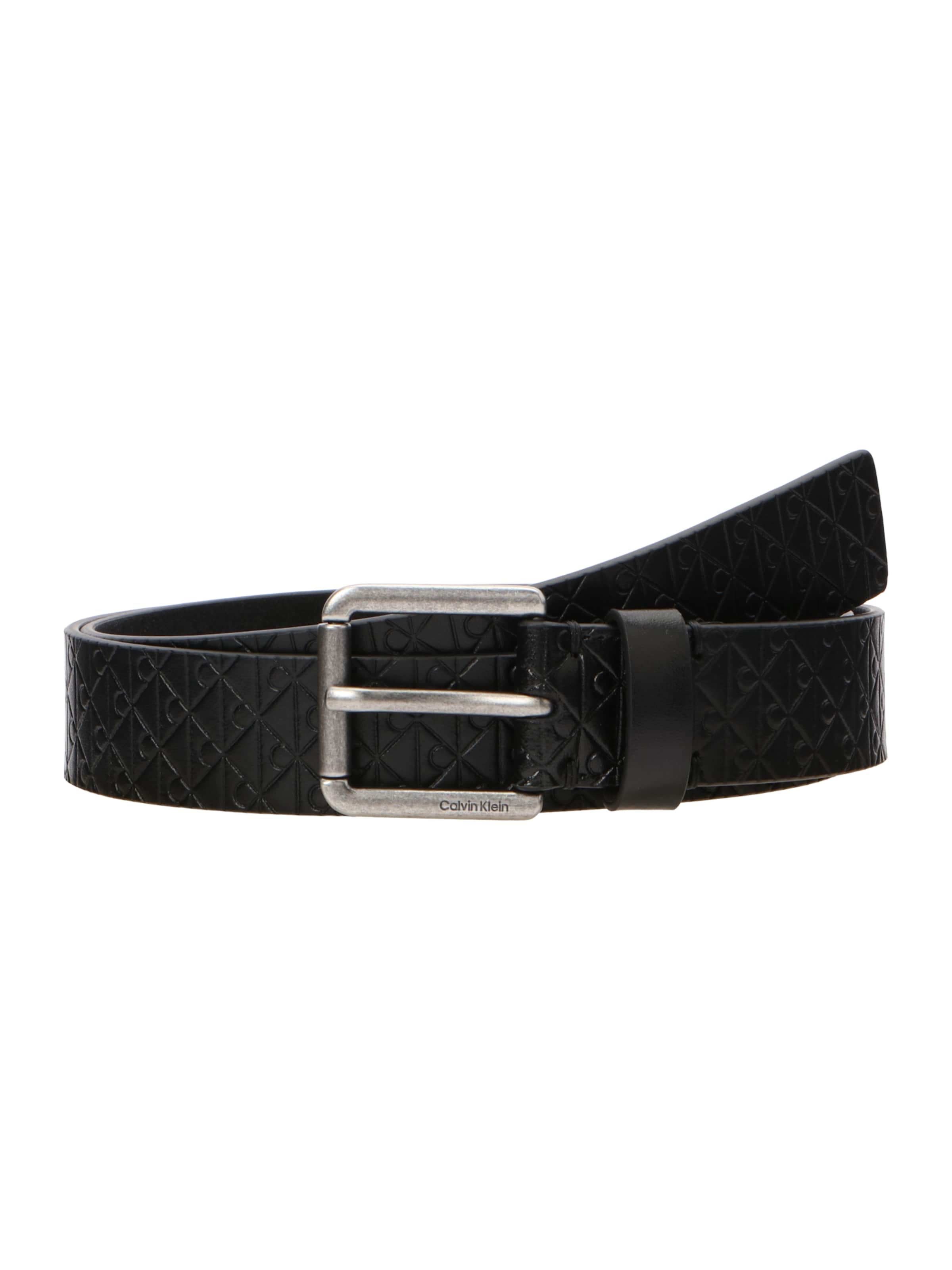 Ceinture Calvin Klein en noir : devant