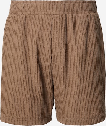 brūns DAN FOX APPAREL Standarta Bikses 'Jeremy': no priekšpuses