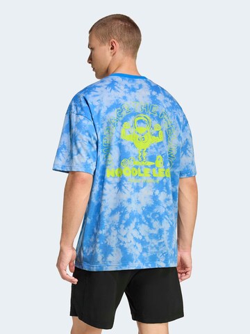 T-Shirt fonctionnel 'FUN TRAIN' ADIDAS PERFORMANCE en bleu : devant
