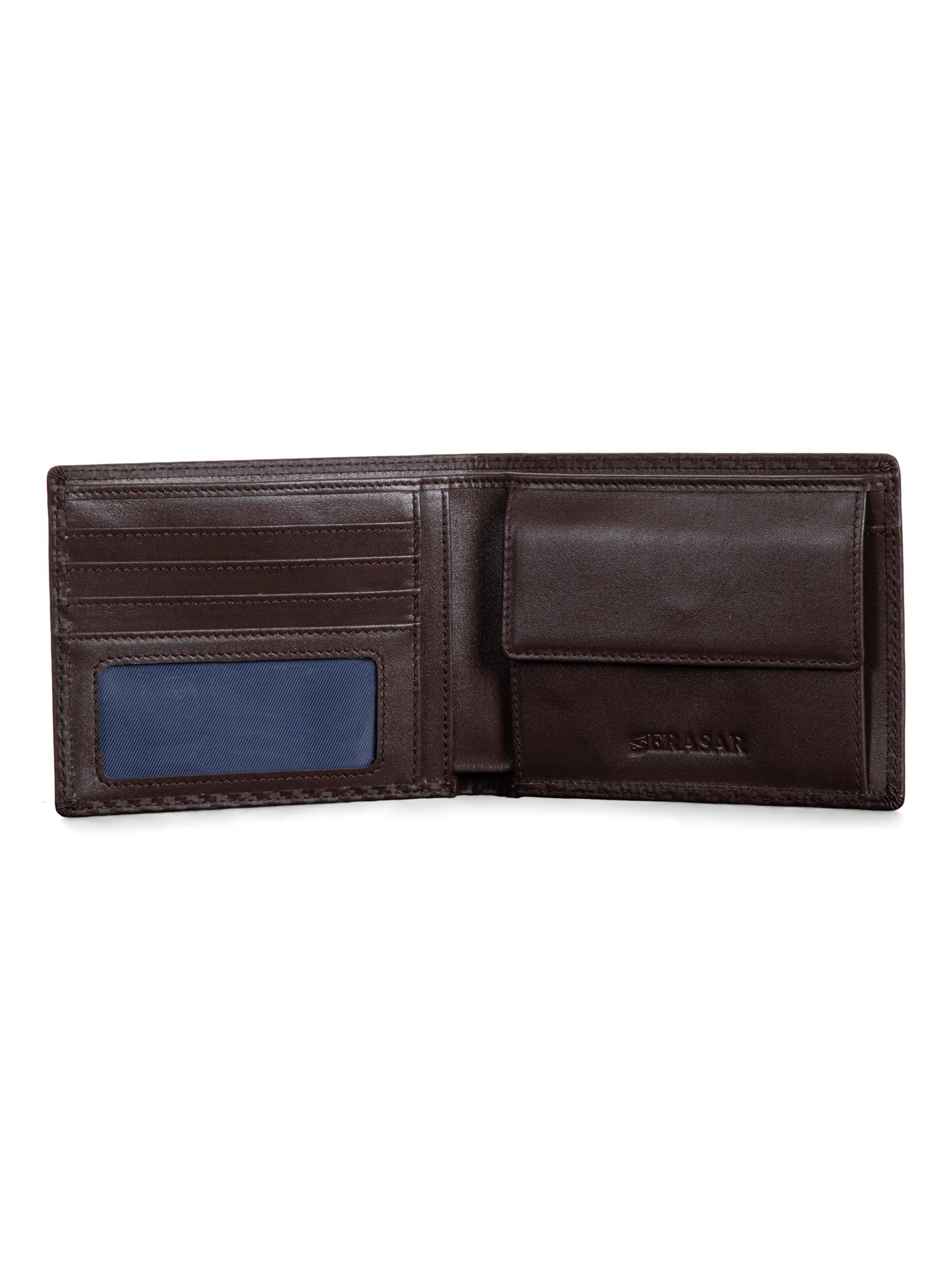 SERASAR Wallet 'Carbon' in Brown