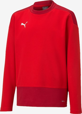 Sweat de sport PUMA en rouge : devant