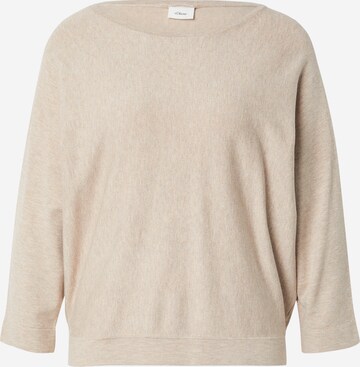 s.Oliver BLACK LABEL Pullover i beige: forside