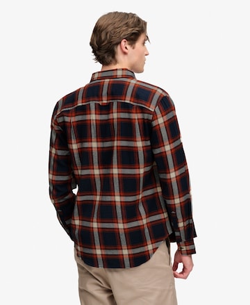 Superdry & Co Regular fit Overhemd in Blauw