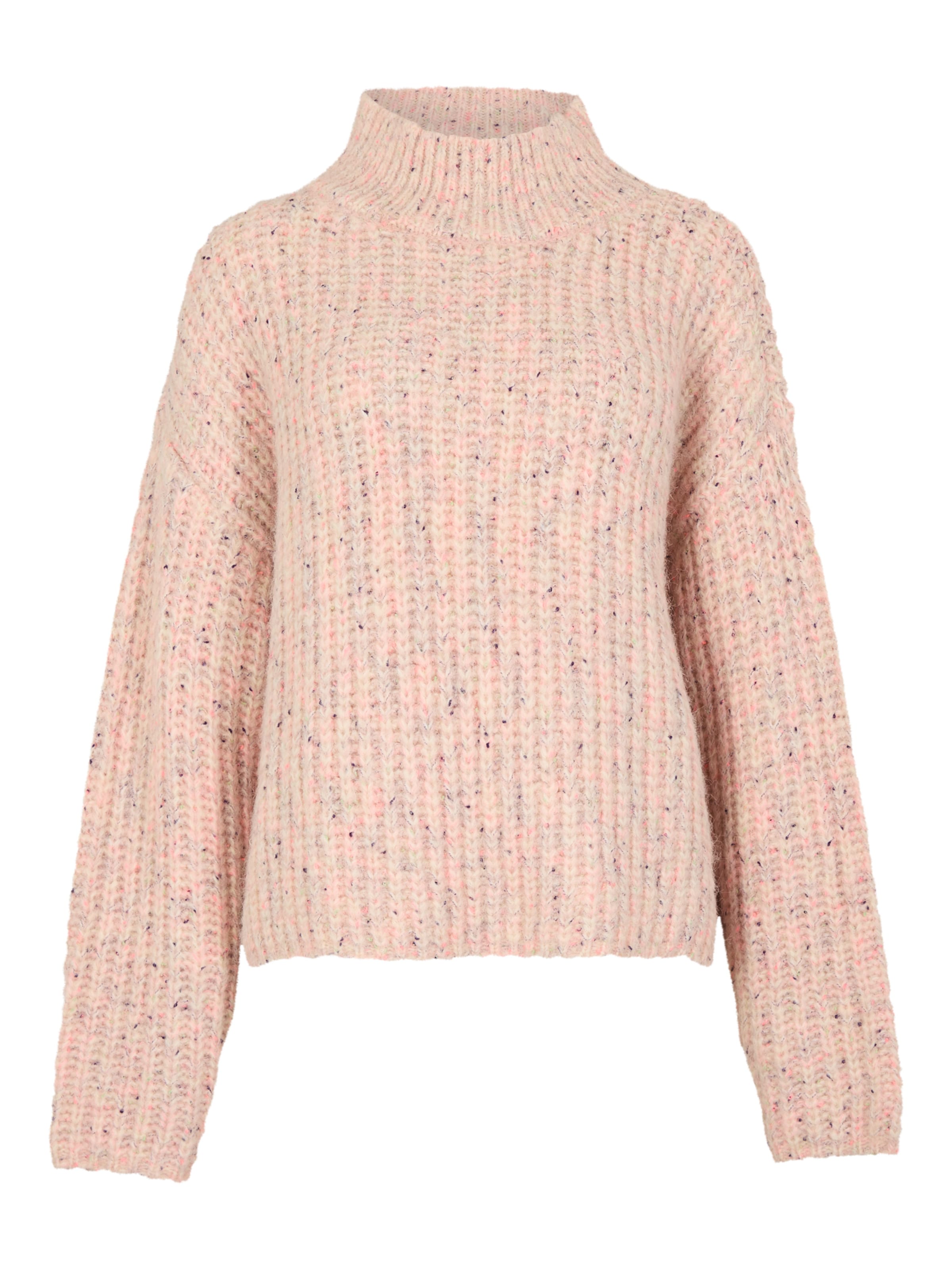 Apricot Fisherman Knit Flecked Jumper ' ' in Pink: Vorderseite