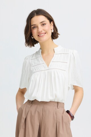 Fransa Bluse 'FRVILLIA BL 2' i hvid: forside