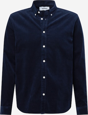 minimum Regular fit Button Up Shirt 'Walther 2.0' in Blue: front