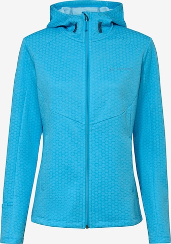 VAUDE Sports sweat jacket 'Skomer' in Blue: front