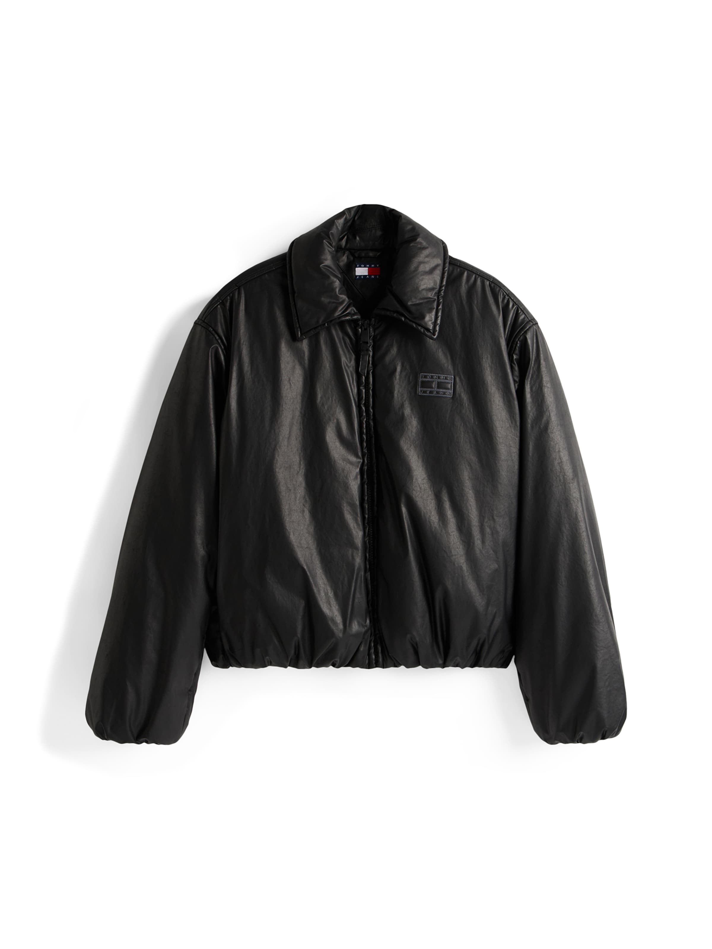 juoda Tommy Jeans Žieminė striukė: priekis