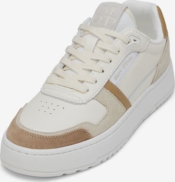 Marc O'Polo Låg sneaker i beige: framsida