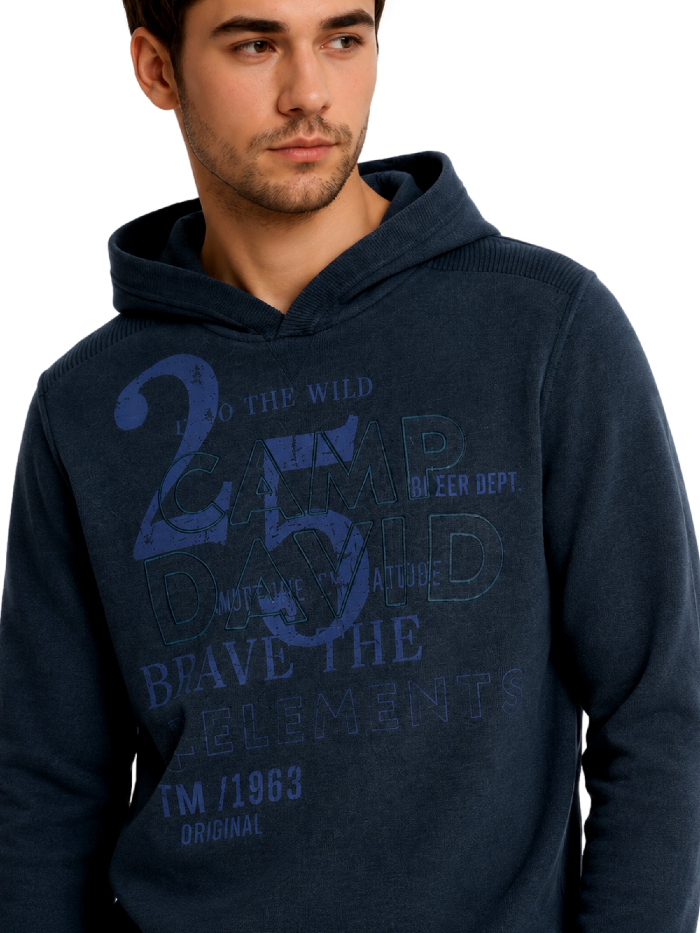 Pull-over 'Brave The Element II' CAMP DAVID en bleu