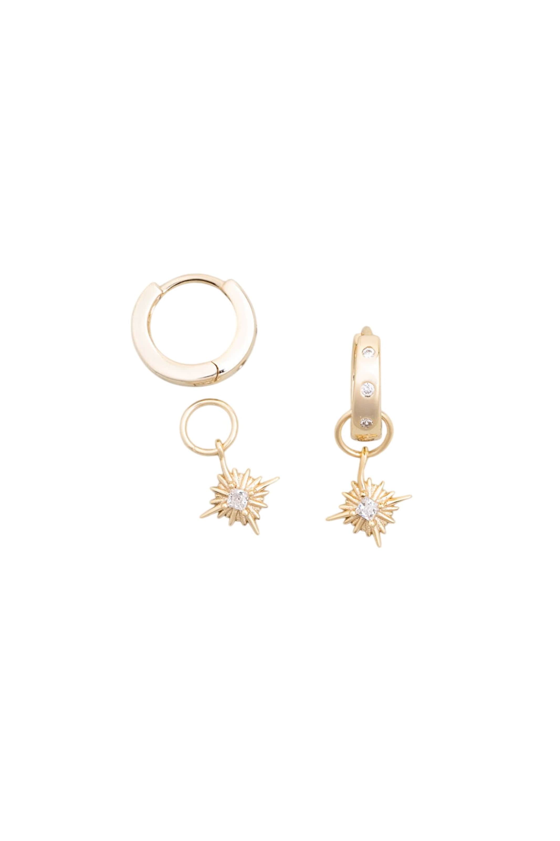 Boucles d'oreilles So Chic en or : devant