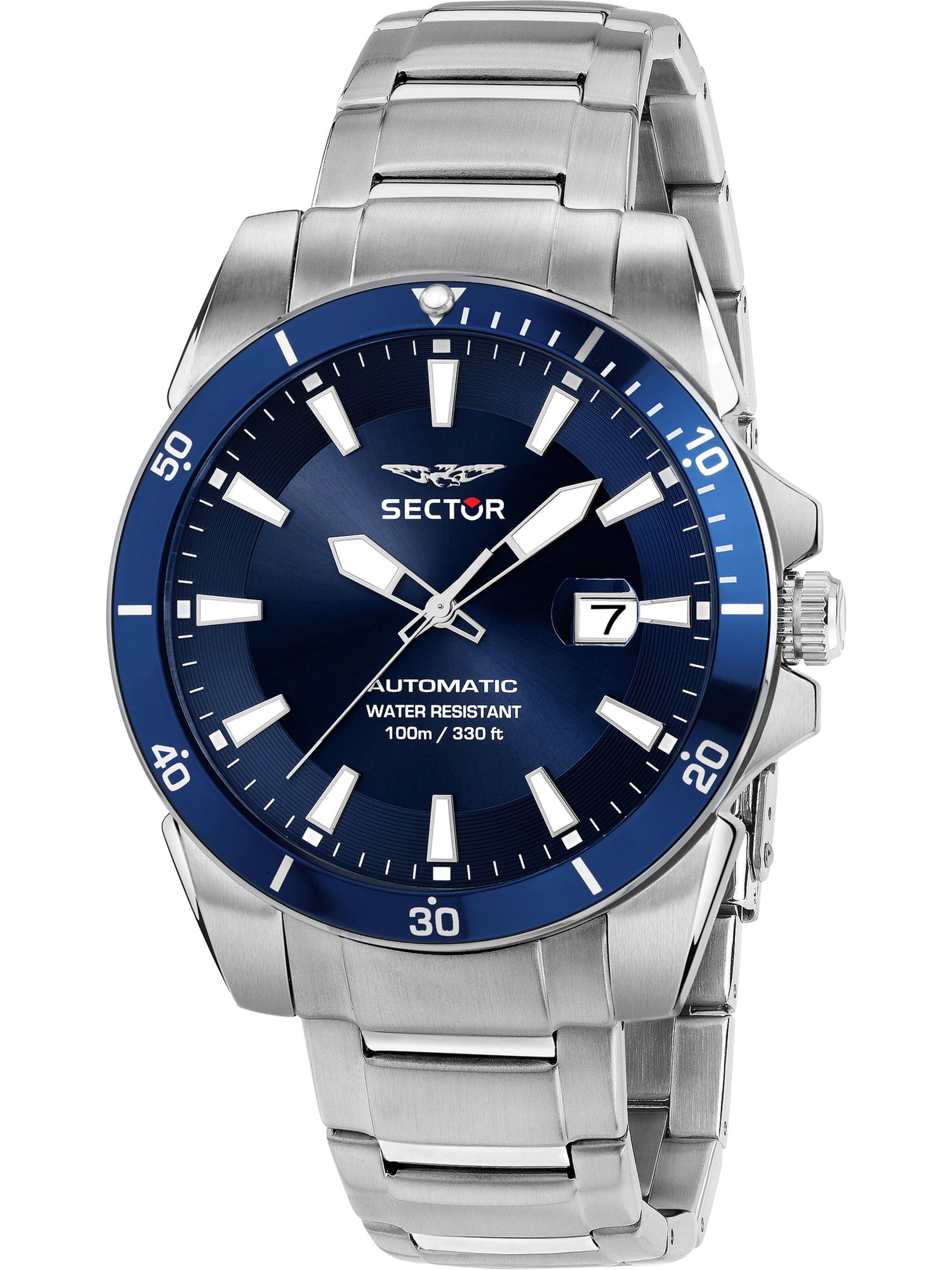 SECTOR Analog Watch in Blue: front