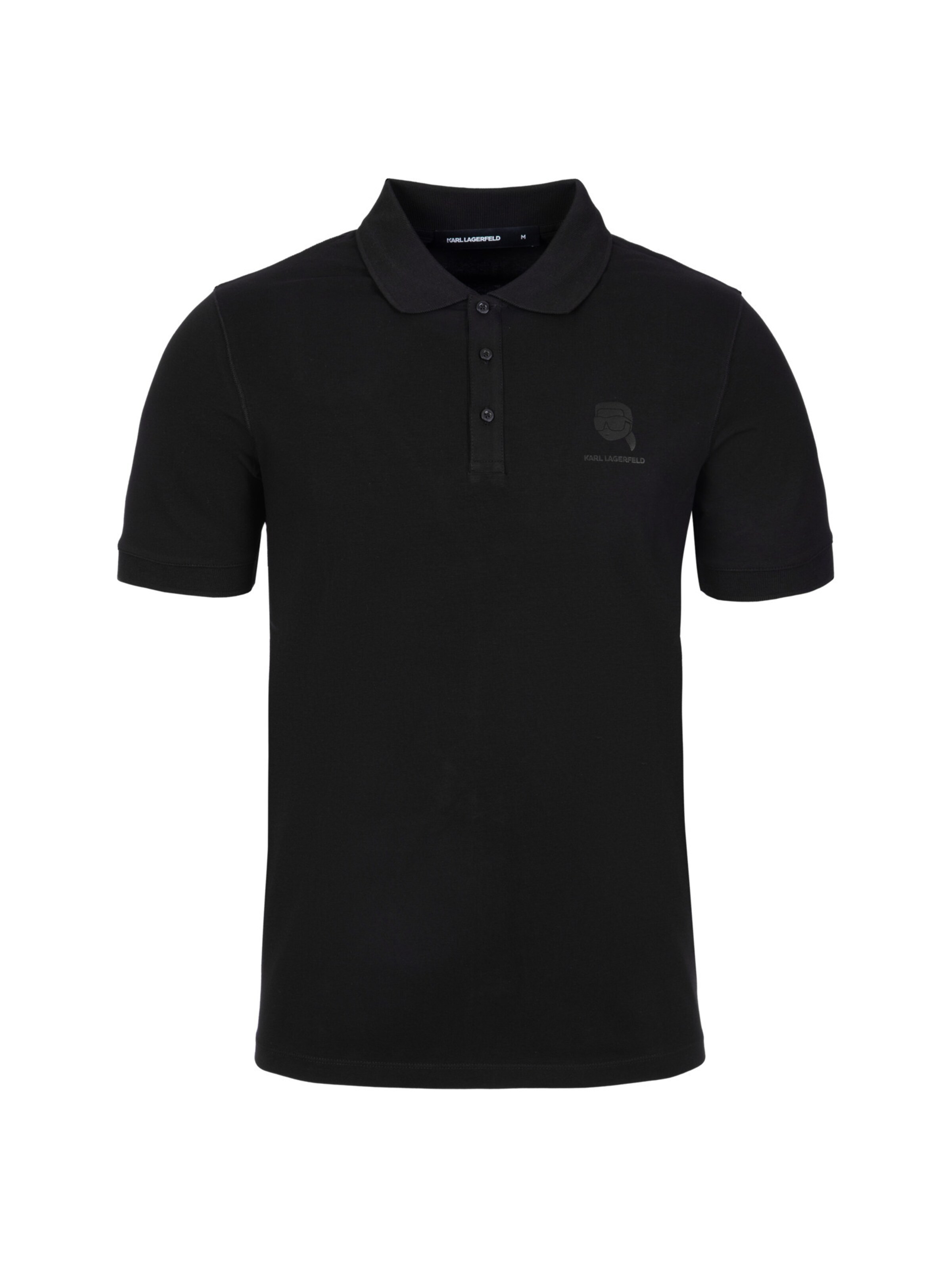 Karl Lagerfeld - Camisa em preto: frente