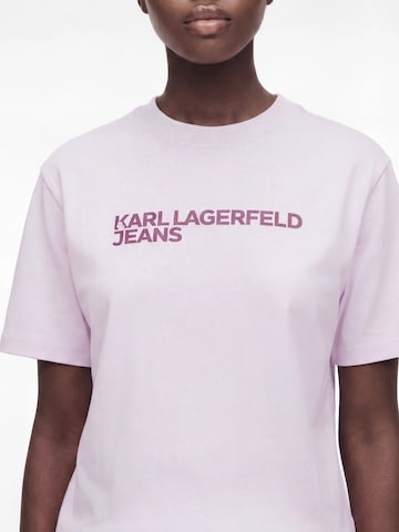 KARL LAGERFELD JEANS Тениска в лилав