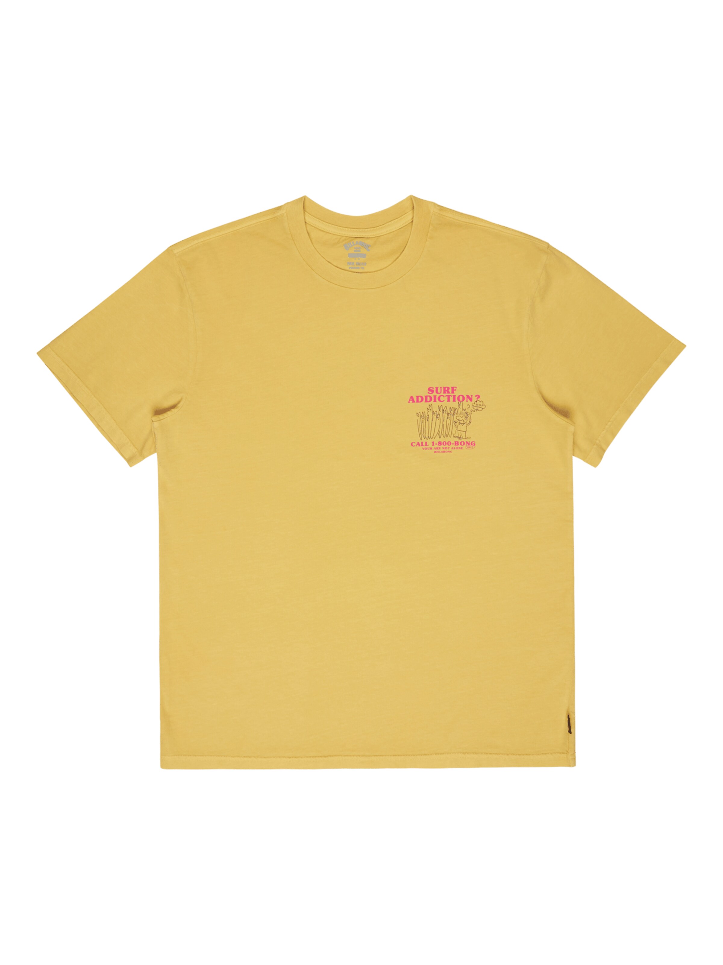 BILLABONG Shirt 'Message' in Yellow: front