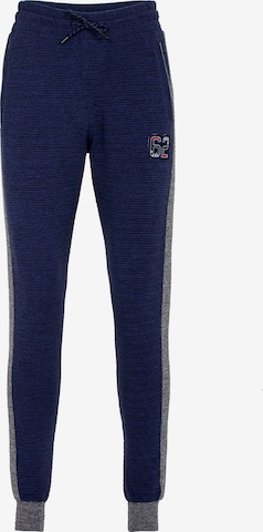 CIPO & BAXX Pants in Blue: front