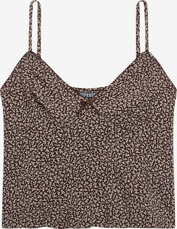 Haut Superdry & Co en marron : devant