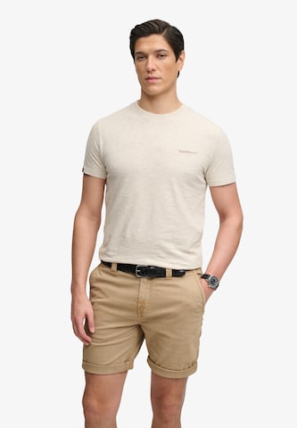 Superdry & Co Regular Chino in Beige: voorkant