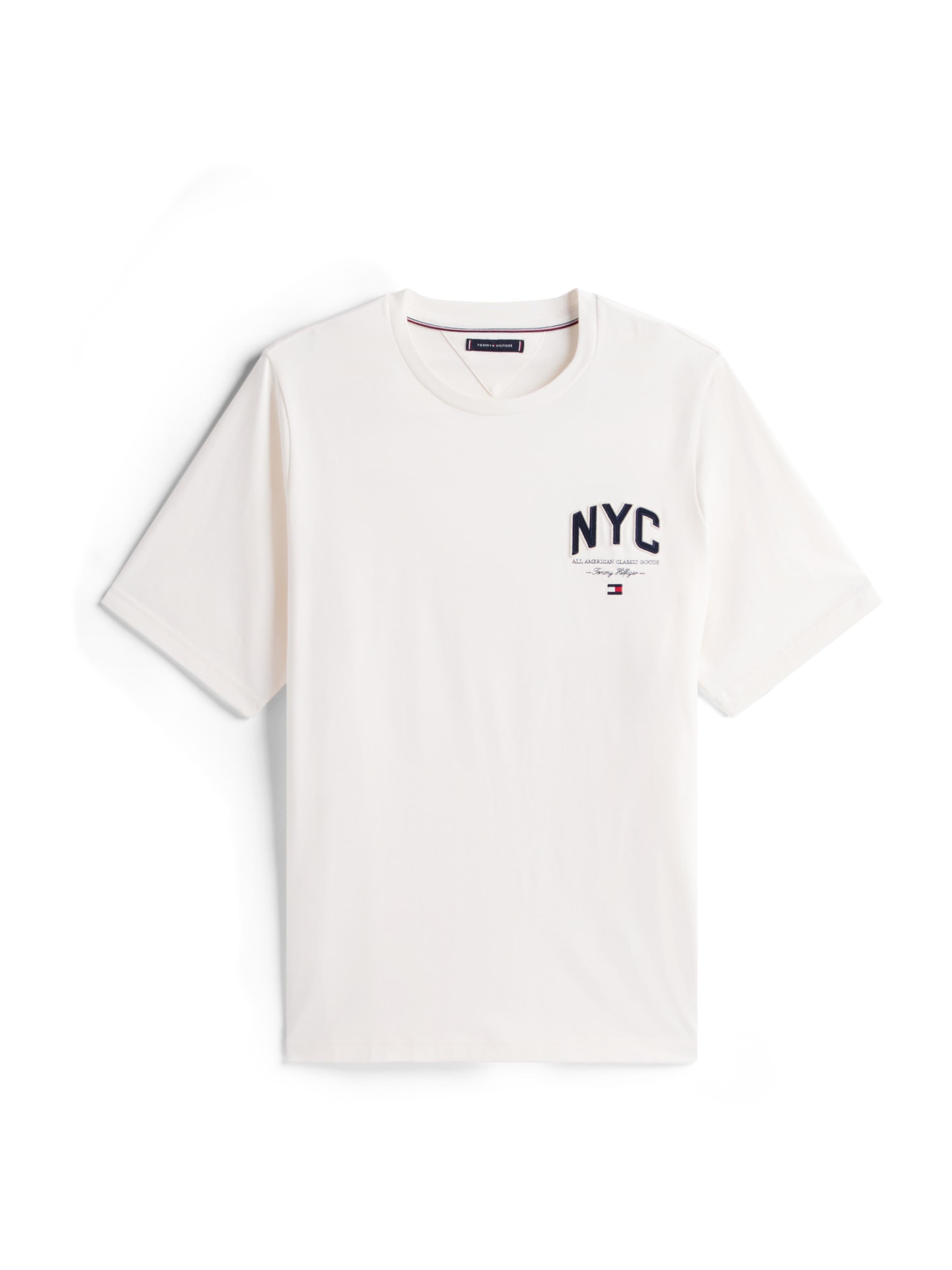 Tommy Hilfiger Big & Tall Majica 'NYC' | bež barva: sprednja stran