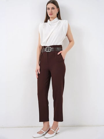 regular Pantaloni con pieghe 'Hose' di Bigdart in marrone