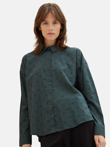 TOM TAILOR DENIM Blouse in Groen