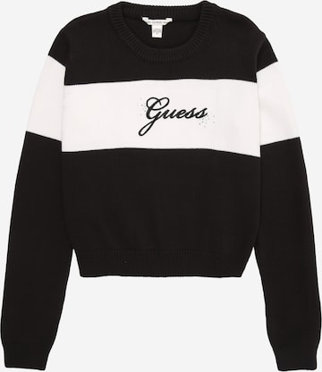 GUESS Sweatshirt in Schwarz: Vorderseite