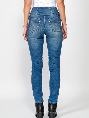 KOROSHI Skinny Jeans in Blau