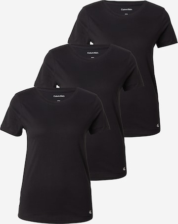 Chemise de nuit Calvin Klein Underwear en noir : devant